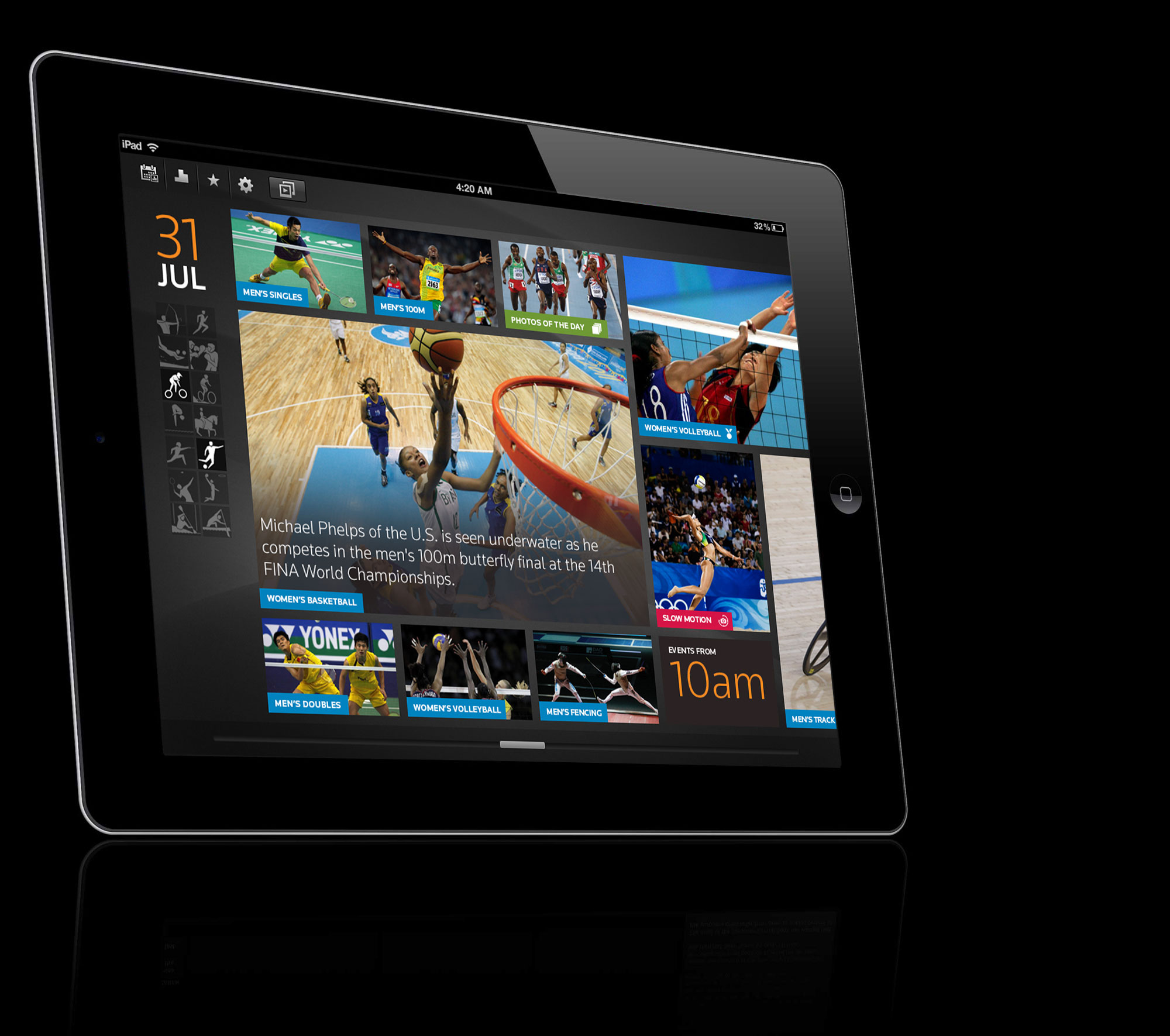 Reuters 2012 Olympics App - Steve Keane