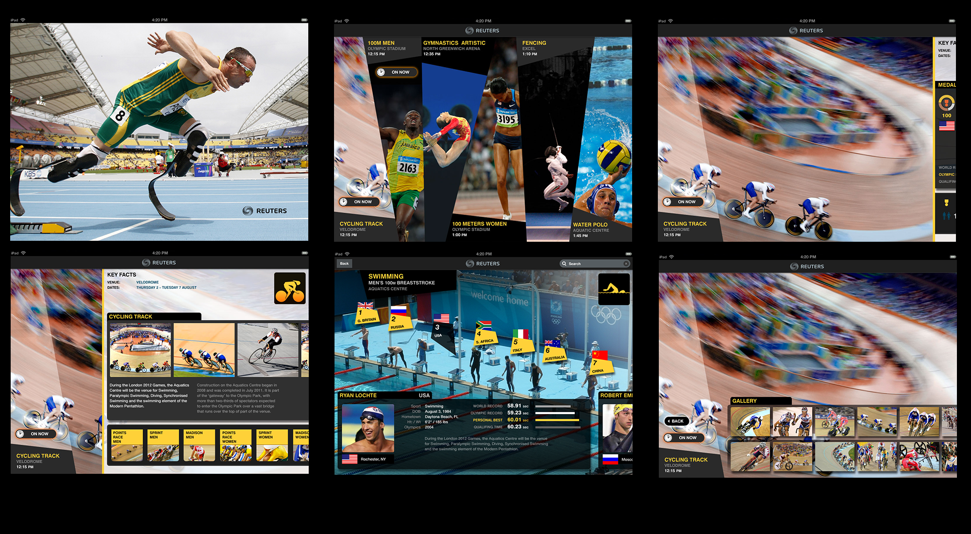 Reuters 2012 Olympics App - Steve Keane