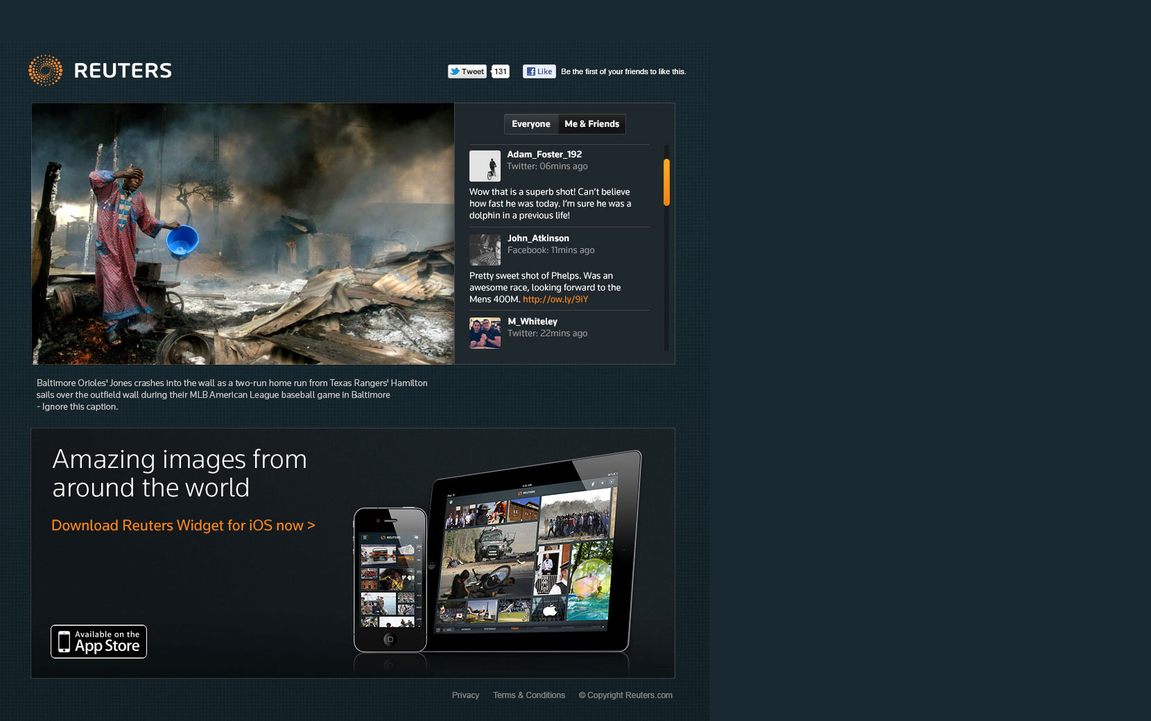 Reuters Photographic News - Steve Keane